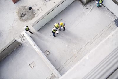 Commercial Slab Installation in Cary, NC
