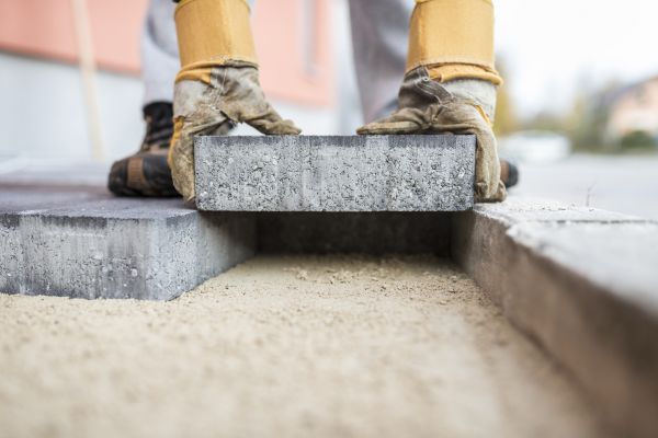 Paver Brick Walkway Install